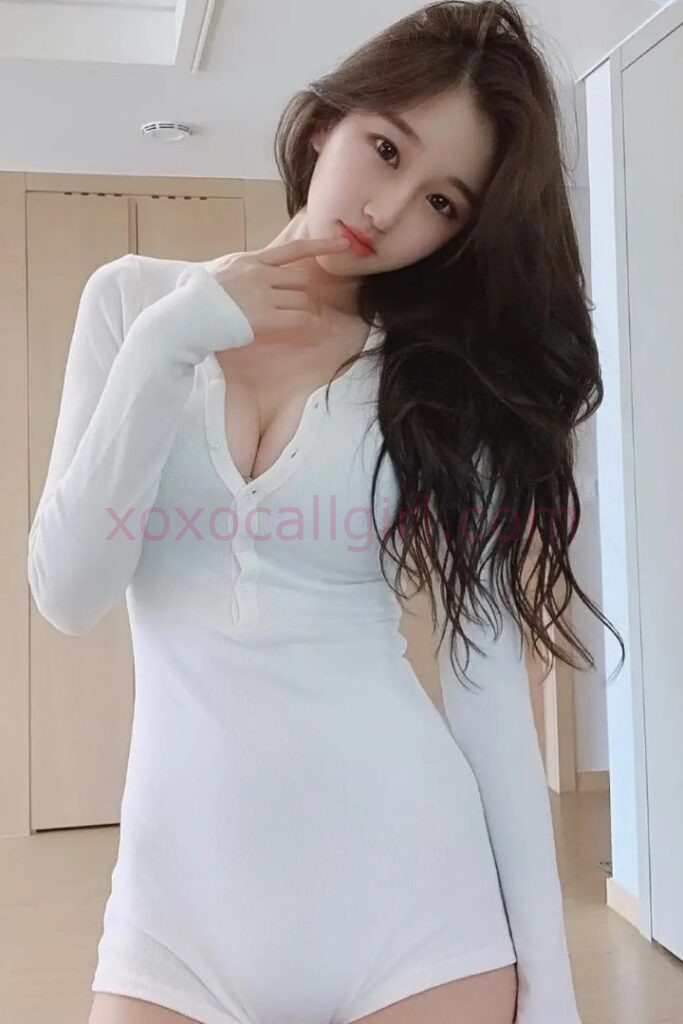 KL Escort Girl Chinese Escort Sheila in white bodysuit. Incall Escort Kuala Lumpur. Malaysia Sex Service
