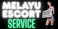 KL Escort Girl Advertisement for "Melayu Escort Service" featuring a woman holding a sign with the website address. Malaysia Sex Service