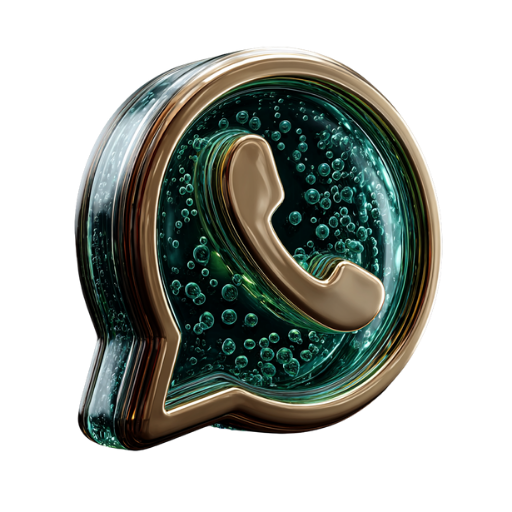 KL Escort Girl 3D WhatsApp icon with gold trim. Contact us for KL Sex Escort Girl & Malaysia Call Girl booking. Malaysia Sex Service