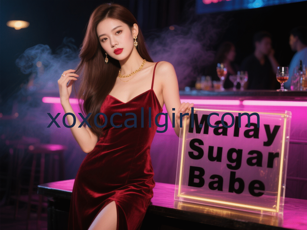 KL Escort Girl Woman in a red and checkered racing-themed outfit poses on a gray couch. Malaysia Sex Service